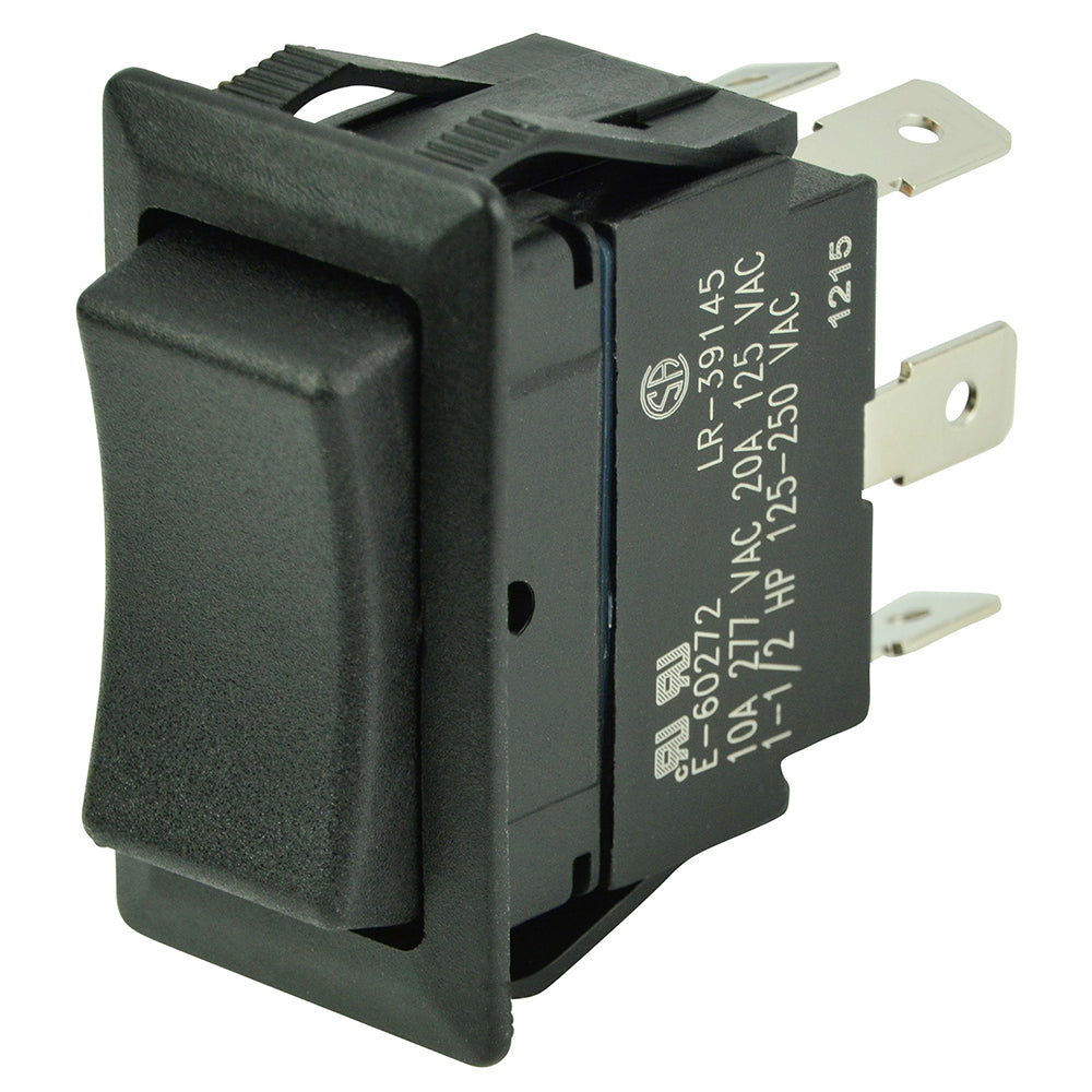 DPDT Rocker Switch - 12V/24V - (ON)/OFF/(ON)