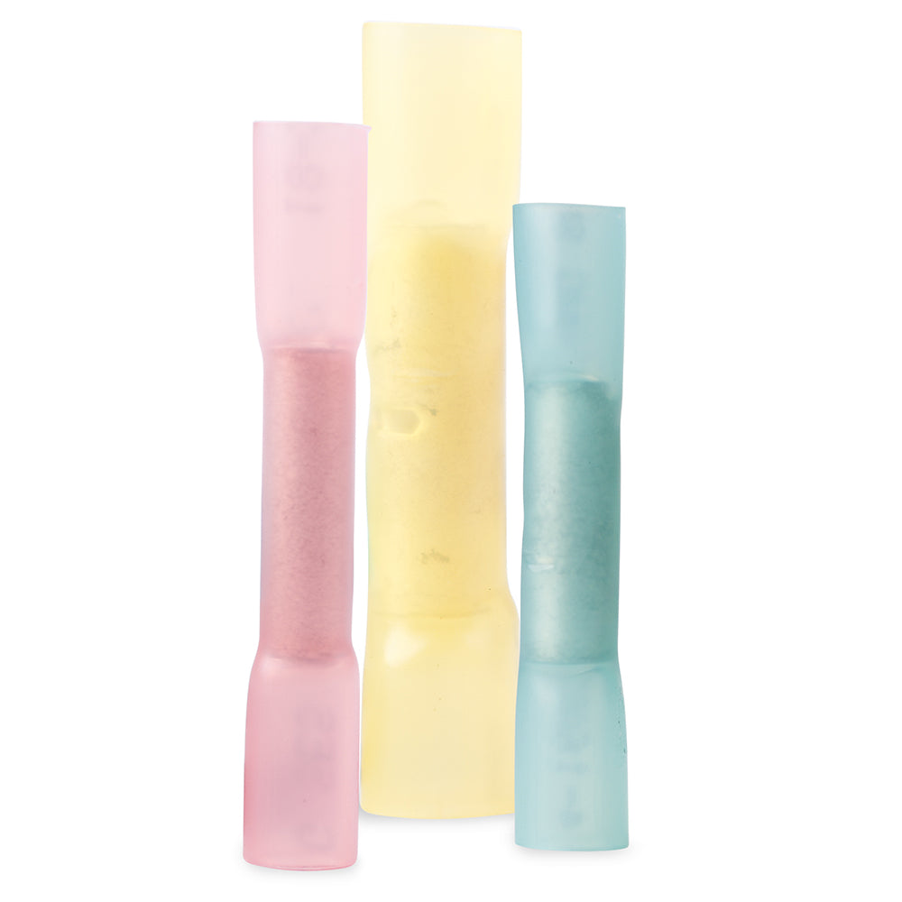 22-10 AWG Heat Shrink Butt Connectors - 10 Pack