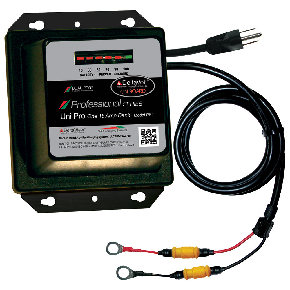 Professional Series Battery Charger - 15A - 1-Bank - 12V