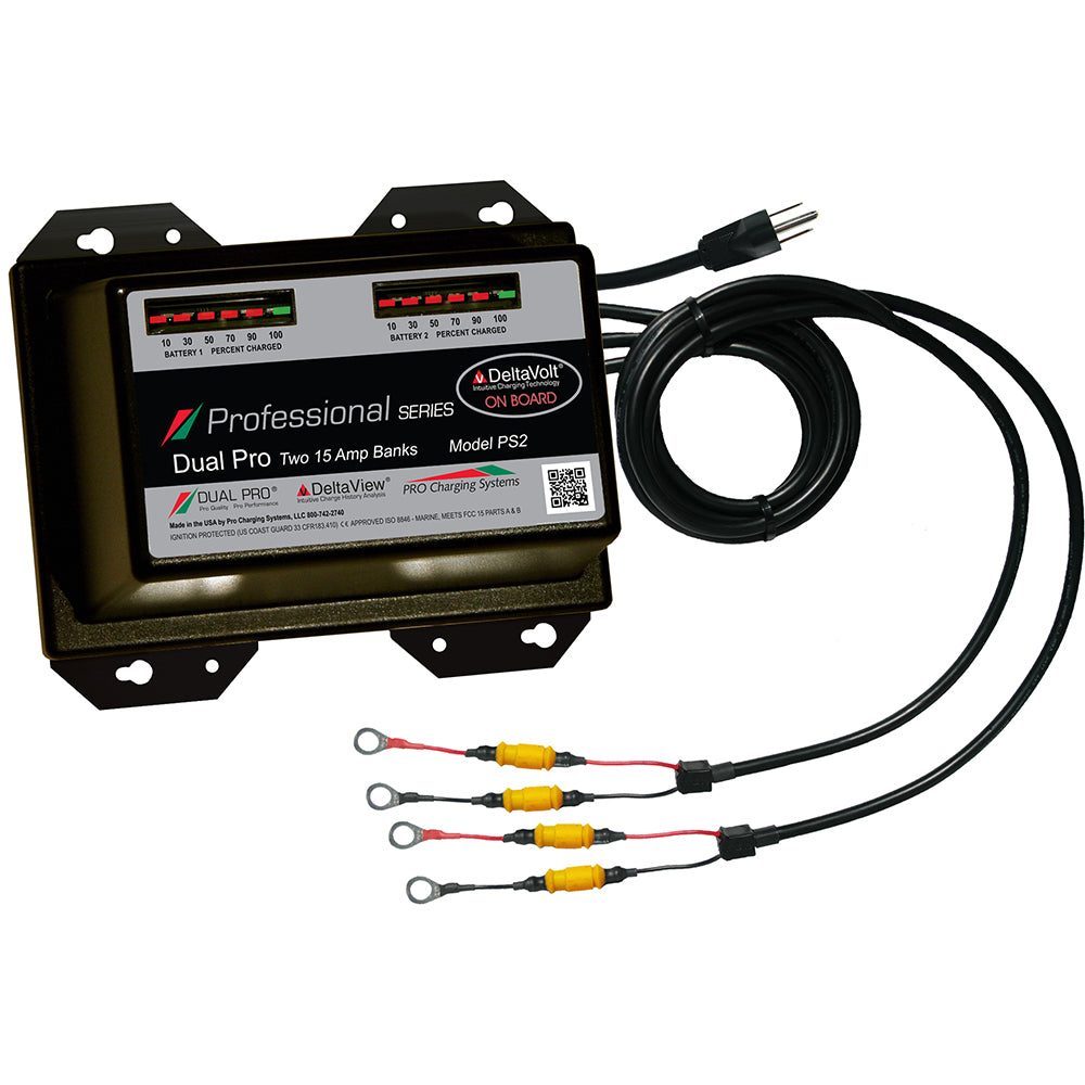 Professional Series Battery Charger - 30A - 2-15A-Banks - 12V/24V