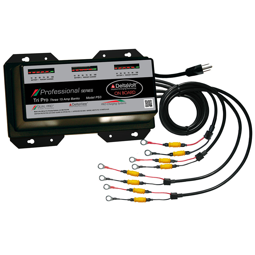 Professional Series Battery Charger - 45A - 3-15A-Banks - 12V-36V