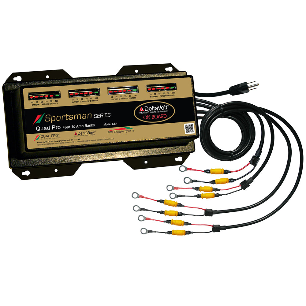 Sportsman Series Battery Charger - 40A - 4-10A-Banks - 12V-48V