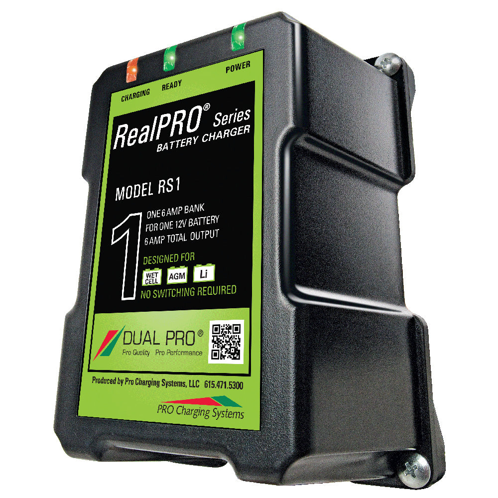 RealPRO Series Battery Charger - 6A - 1-Bank - 12V