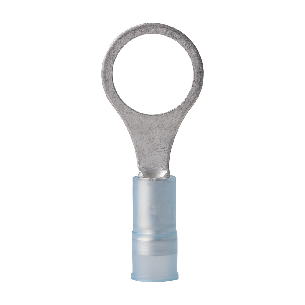16-14 AWG - 3/8" Nylon Ring Terminal - 100-Pack
