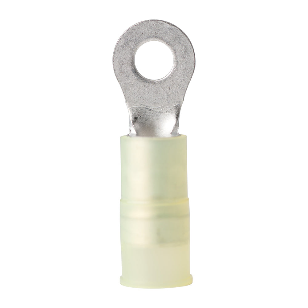 12-10 AWG - #8 Nylon Ring Terminal - 25-Pack