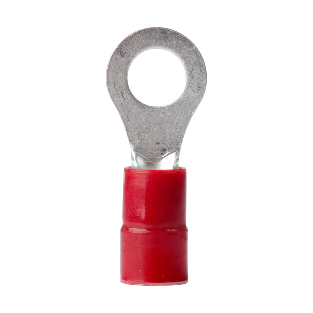 8 AWG - 5/16" Nylon Ring Terminal - 100-Pack