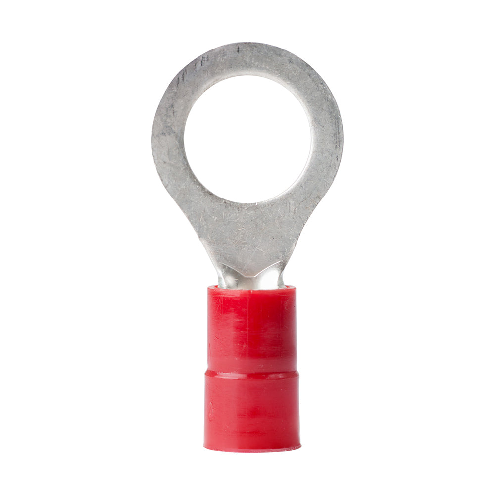 8 AWG - 1/2" Nylon Ring Terminal - 25-Pack