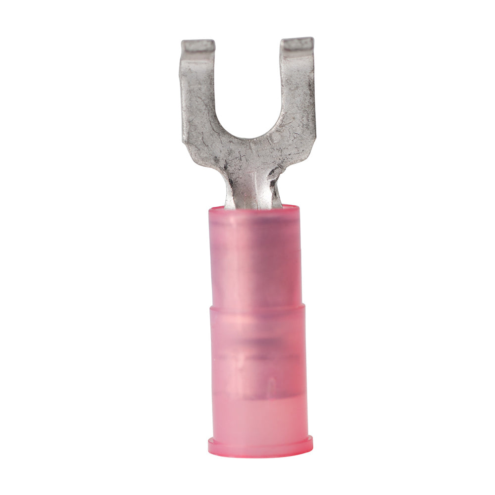 22-18 AWG - #6 Nylon Flanged Spade Terminal - 25-Pack