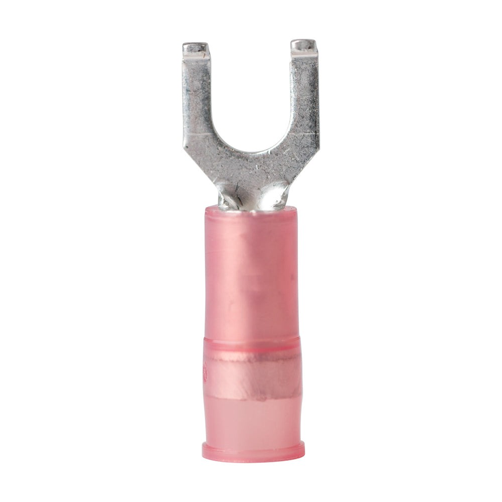 22-18 AWG - #8 Nylon Flanged Spade Terminal - 25-Pack