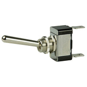 SPST Chrome Plated Long Handle Toggle Switch - ON/OFF