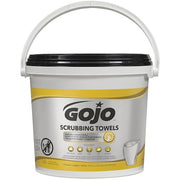 GOJO Hand and Surface Wet Towels, 170 Wipes per Container, Bucket, Citrus, 12 in L x 10.5 in W