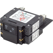 7463 UL-489 Circuit Breaker - 20A Flat Rocker