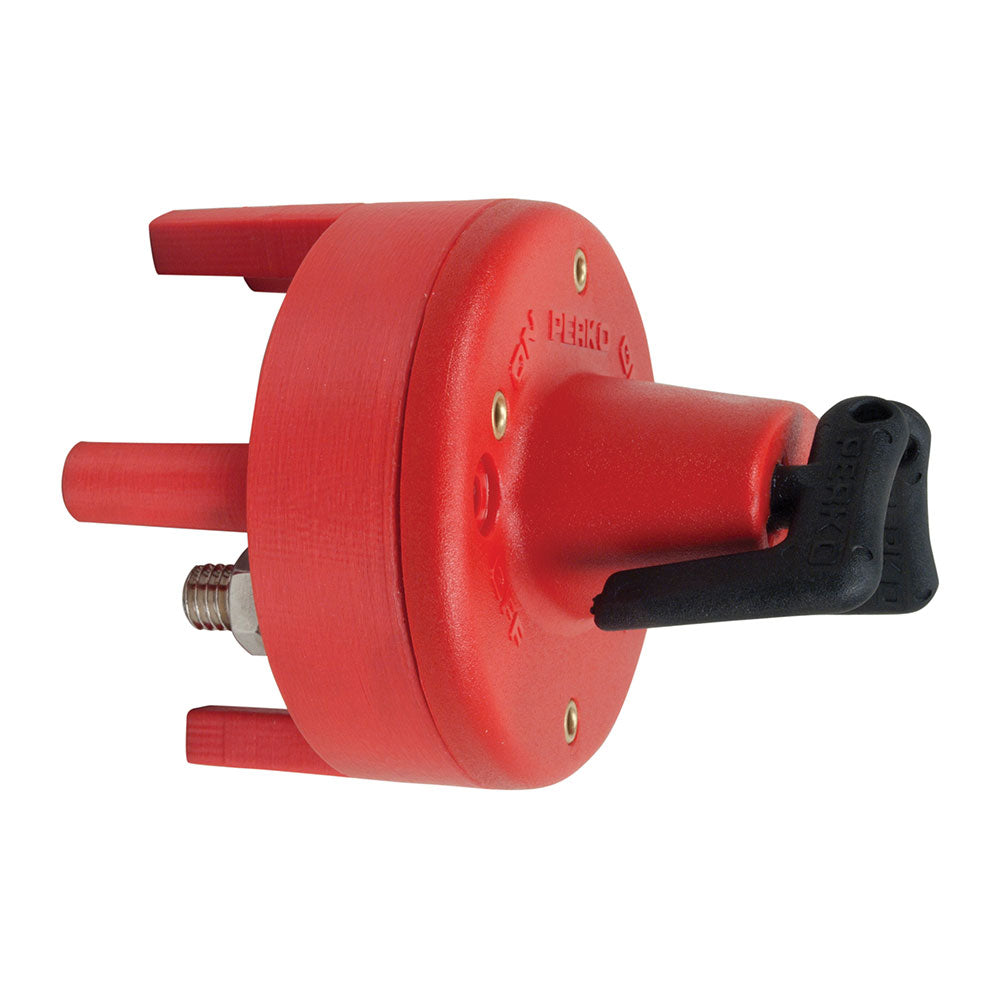Dual Battery Switch w/Mounting Ring & Legs - Bulkhead Mount