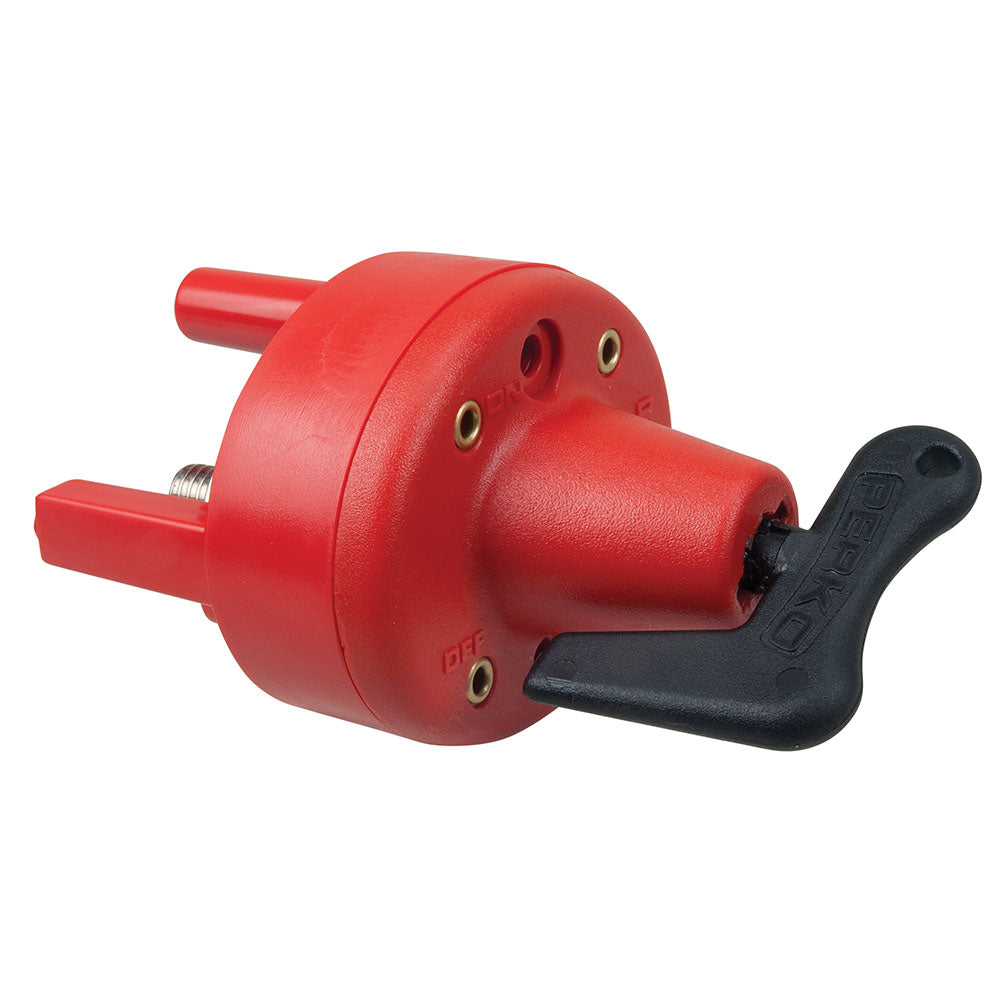 Single Battery Disconnect Switch w/Mounting Ring & Legs - Bulkhead Mount