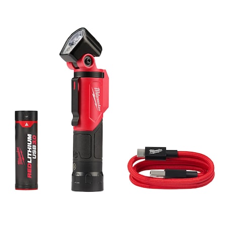USB Rechargeable Pivoting Flashlight