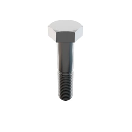 316, 1"-8 Hex Head Cap Screw, Plain Stainless Steel, 4-1/2 in L