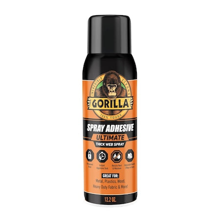 Spray Adhesive, Contact Adhesive Ultimate Series, 12.2 fl oz, Aerosol Can