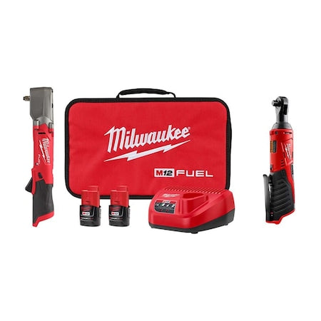 M12 FUEL Impact Wrench Kit + M12 Ratchet