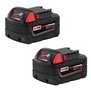 M18 REDLITHIUM XC5.0 Battery, 5.0Ah, Extended Capacity, 18V, Li-Ion, Batteries (2-Pack)