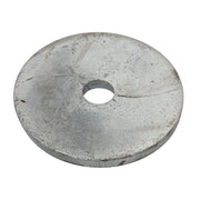 Flat Washer, For Screw Size 1/2 in ,Steel Galvanized Finish
