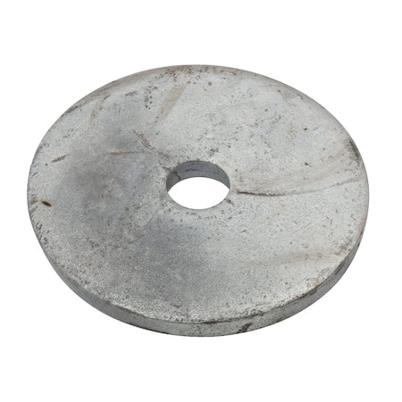 Flat Washer, For Screw Size 1/2 in ,Steel Galvanized Finish