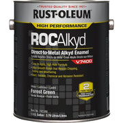 Interior/Exterior Paint, High Gloss, Oil Base, Forest Green, 1 gal