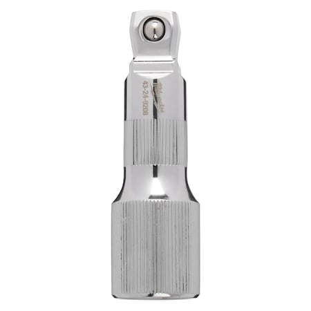 Socket Extension 3 in L, 1 Pieces, Chrome