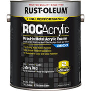 Acrylic Enamel Coating,Safety Red,1 gal.