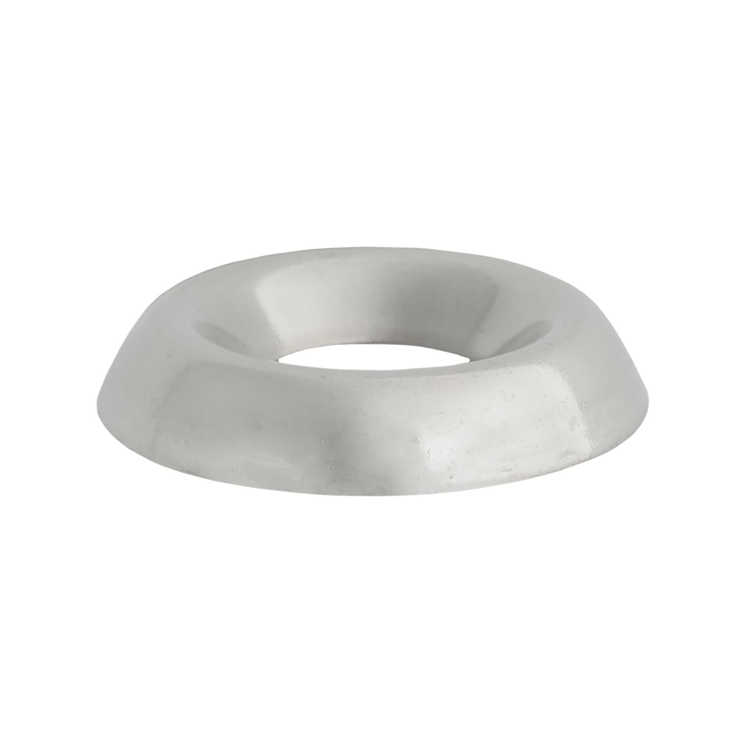 #12 Countersunk Brass Finishing Washer Nickel
