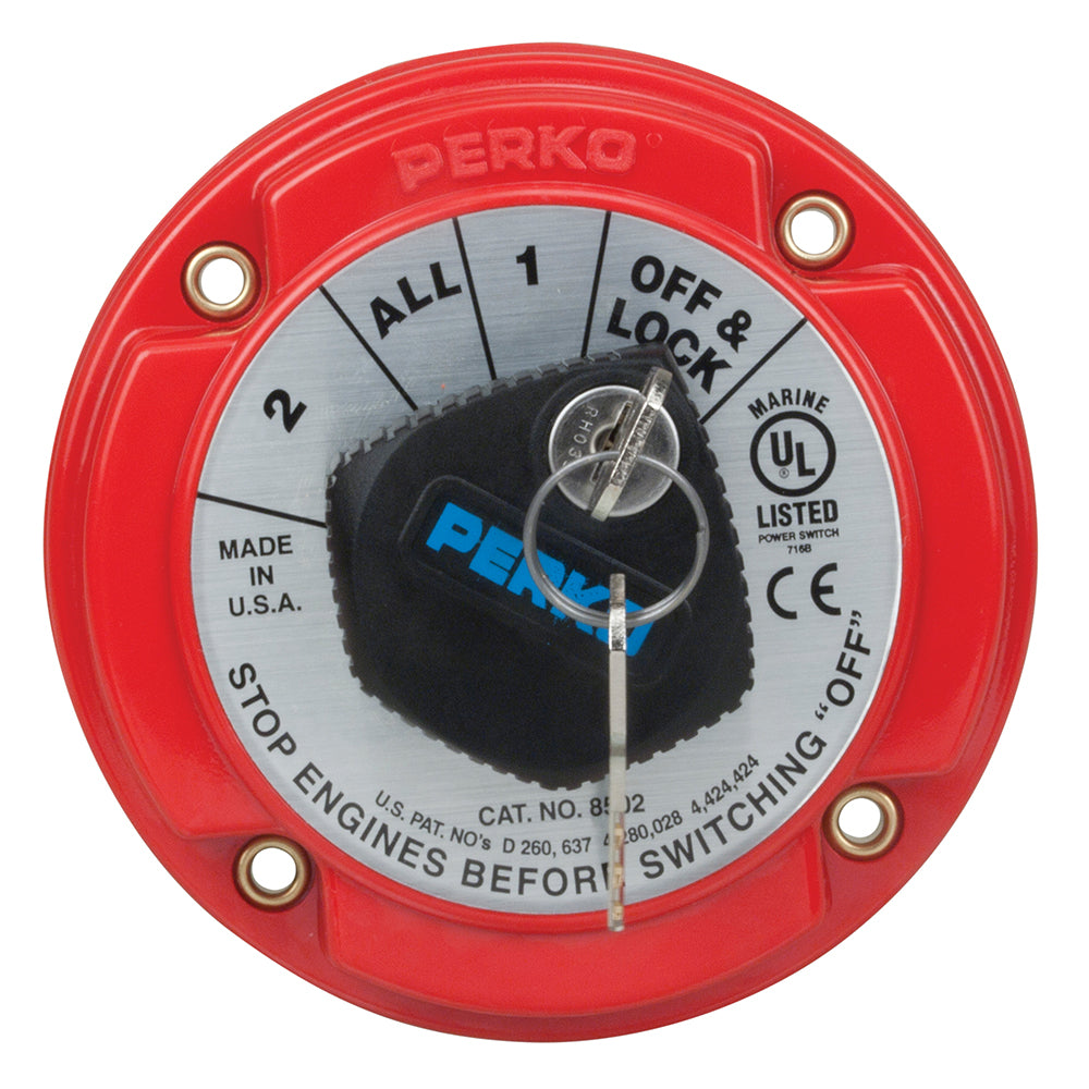 Medium Duty Battery Selector Switch w/Key Lock
