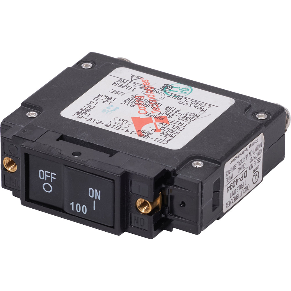 7446 UL-489 Circuit Breaker - 100A Flat Rocker