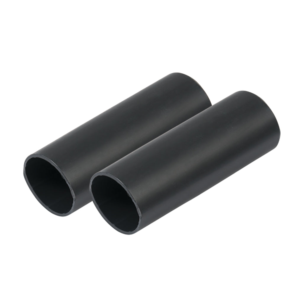 Battery Cable Adhesive Lined Heavy Wall Battery Cable Tubing (BCT) - 1" x 3" - Black - 2 Pieces