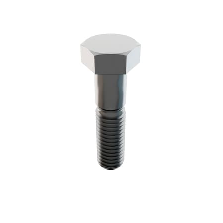 18-8, 1/2"-13 Hex Head Cap Screw, Plain Stainless Steel, 2 in L