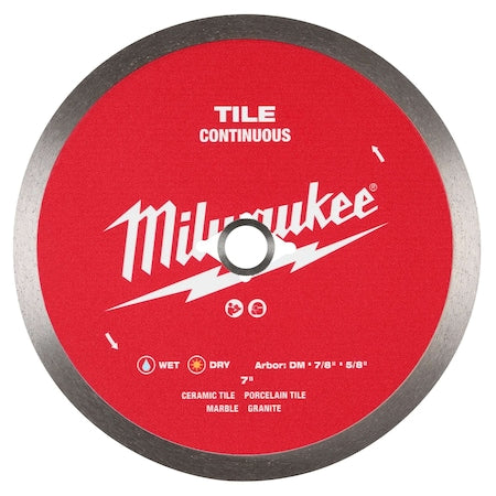 DiamondSawBlade,Diam:7",Arbor:5/8",7/8"