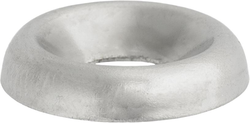 #6 Countersunk Finishing Washer Nickel On Brass