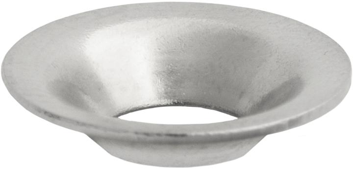 #6 Countersunk Finishing Washer Nickel On Brass