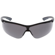 Klondike (KD7), Safety Glasses, Anti-Scratch, Gray Lens, Black/Gray Frame, Half Frame