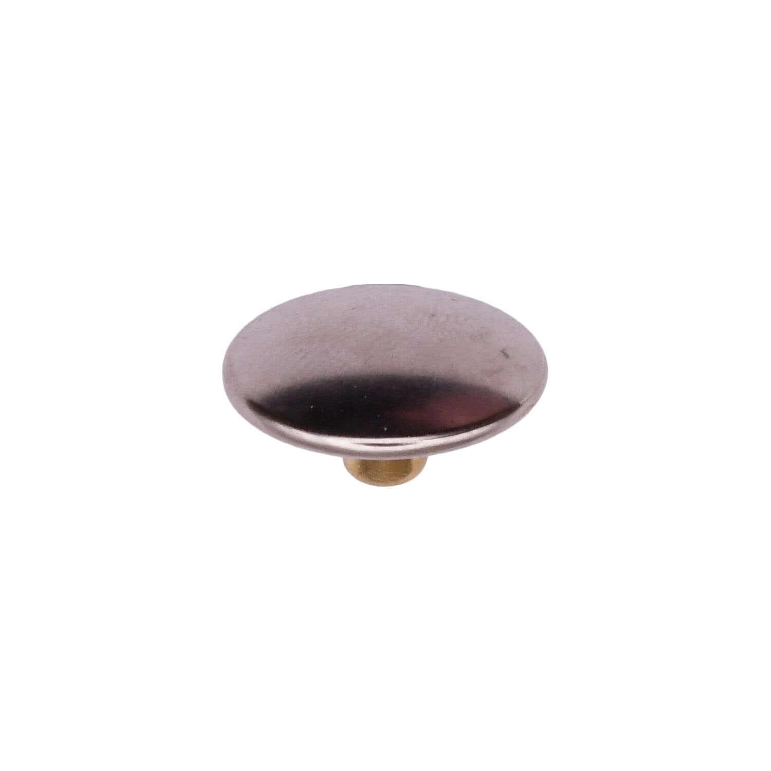 11/64" Nickel On Brass Snap Fastener Button Cap