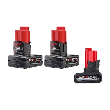 M12 RDL Battery 2PK + HO XC5.0 Battery