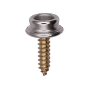 Nickel On Brass Phillips Wood Screw Stud Snap Fasteners