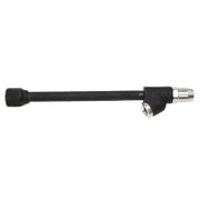 Air chuck, dual-foot, press-on (CLOSED), black poly coating