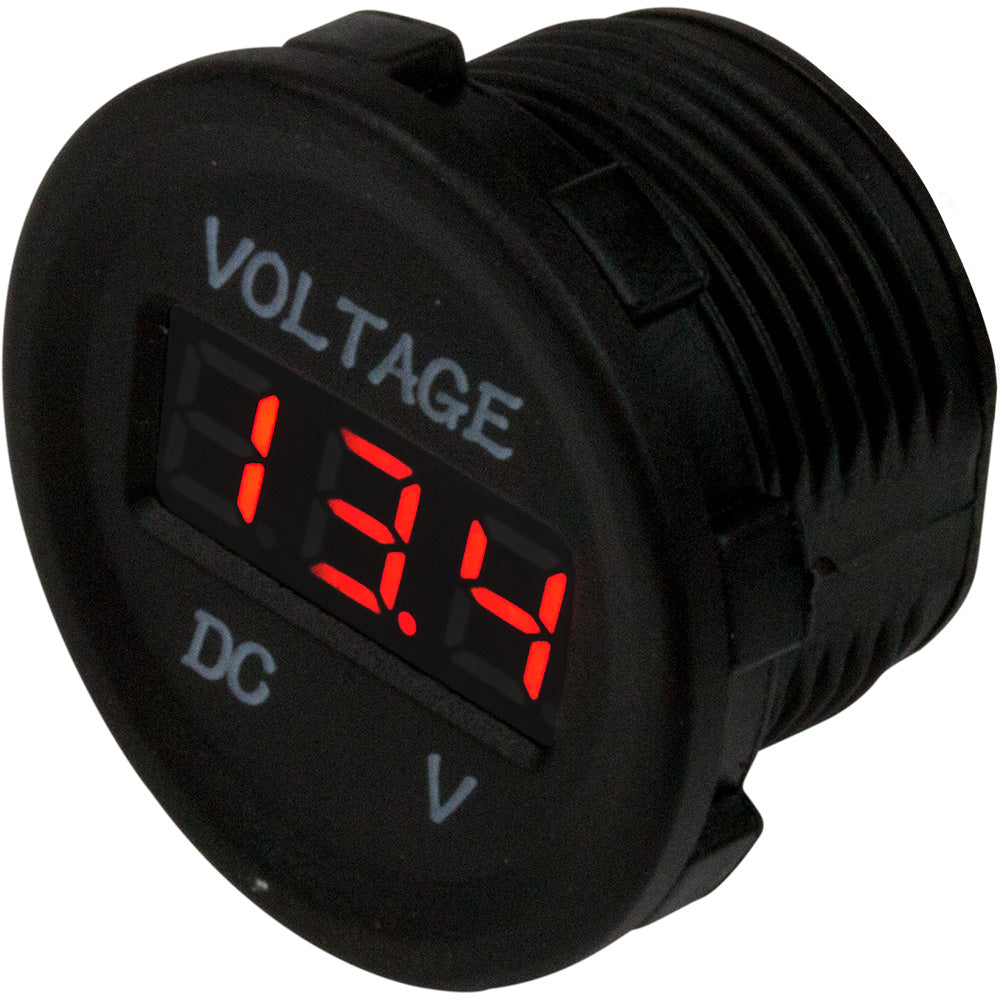 Round Voltage Meter - 6V-30V