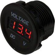 Round Voltage Meter - 6V-30V
