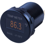 Round OLED Temperature Meter Fahrenheit w/6' Lead