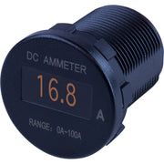 Round OLED DC Amp Meter - 0 Amp-100 Amp