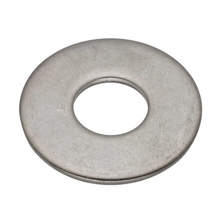 Flat Washer, For Screw Size 9/16 in ,Stainless Steel Plain Finish, 5 PK