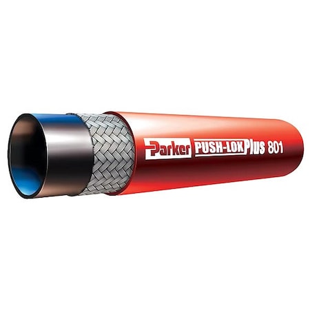 Red Air Hose 1/4" 100FT L