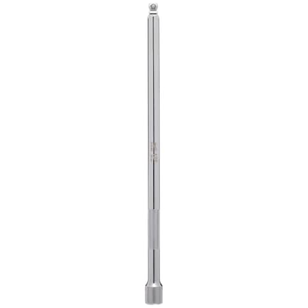 Socket Extension 12 in L, 1 Pieces, Chrome