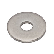 Flat Washer, For Screw Size #8 ,Stainless Steel Plain Finish, 25 PK