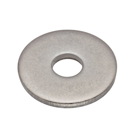 Flat Washer, For Screw Size #8 ,Stainless Steel Plain Finish, 25 PK